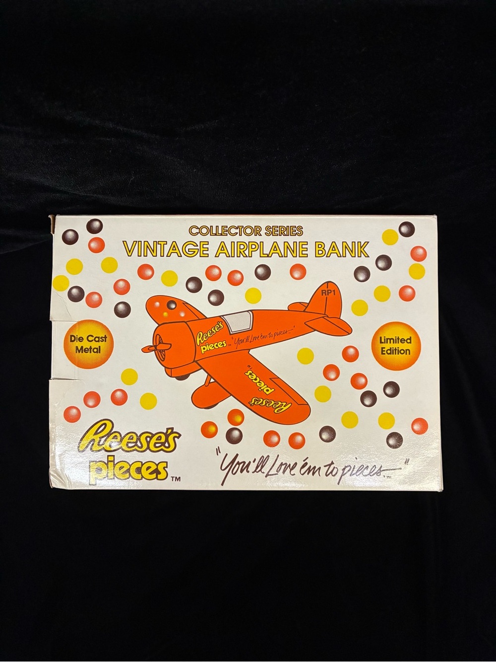 Reese’s Pieces Airplane Bank Spec Cast 1:32 Scale Limited Edition